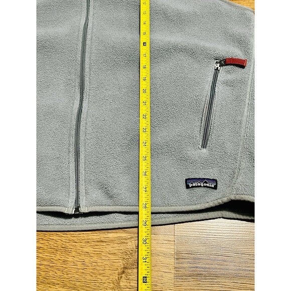 Patagonia Synchilla Vest Men XXL 2XL Gray Fleece Full Zip Mid Layer Hike 25184 - Picture 9 of 9